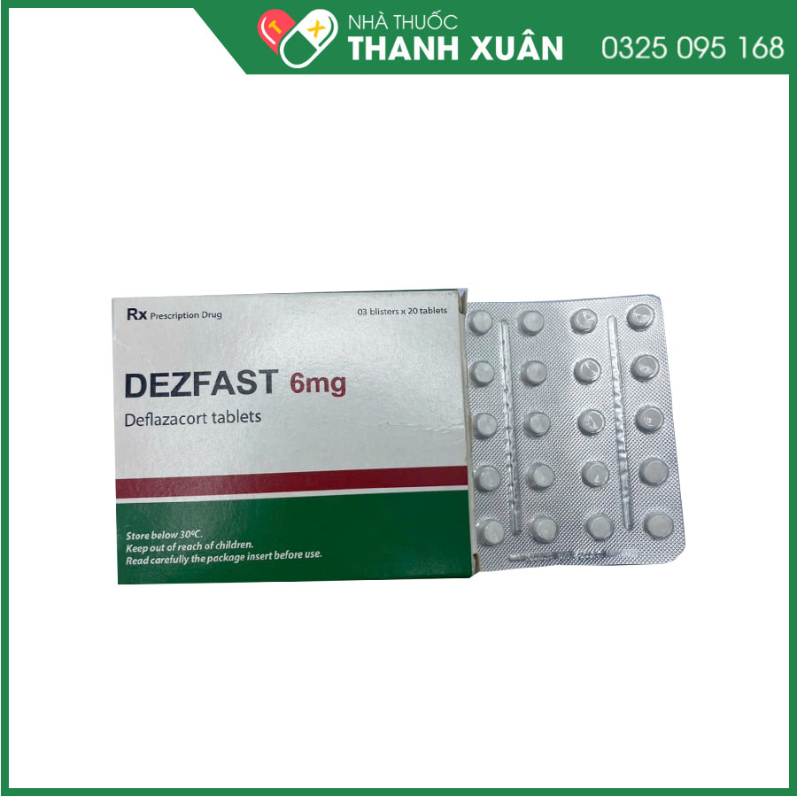 Dezfast 6mg thuốc giảm đau - chống viêm